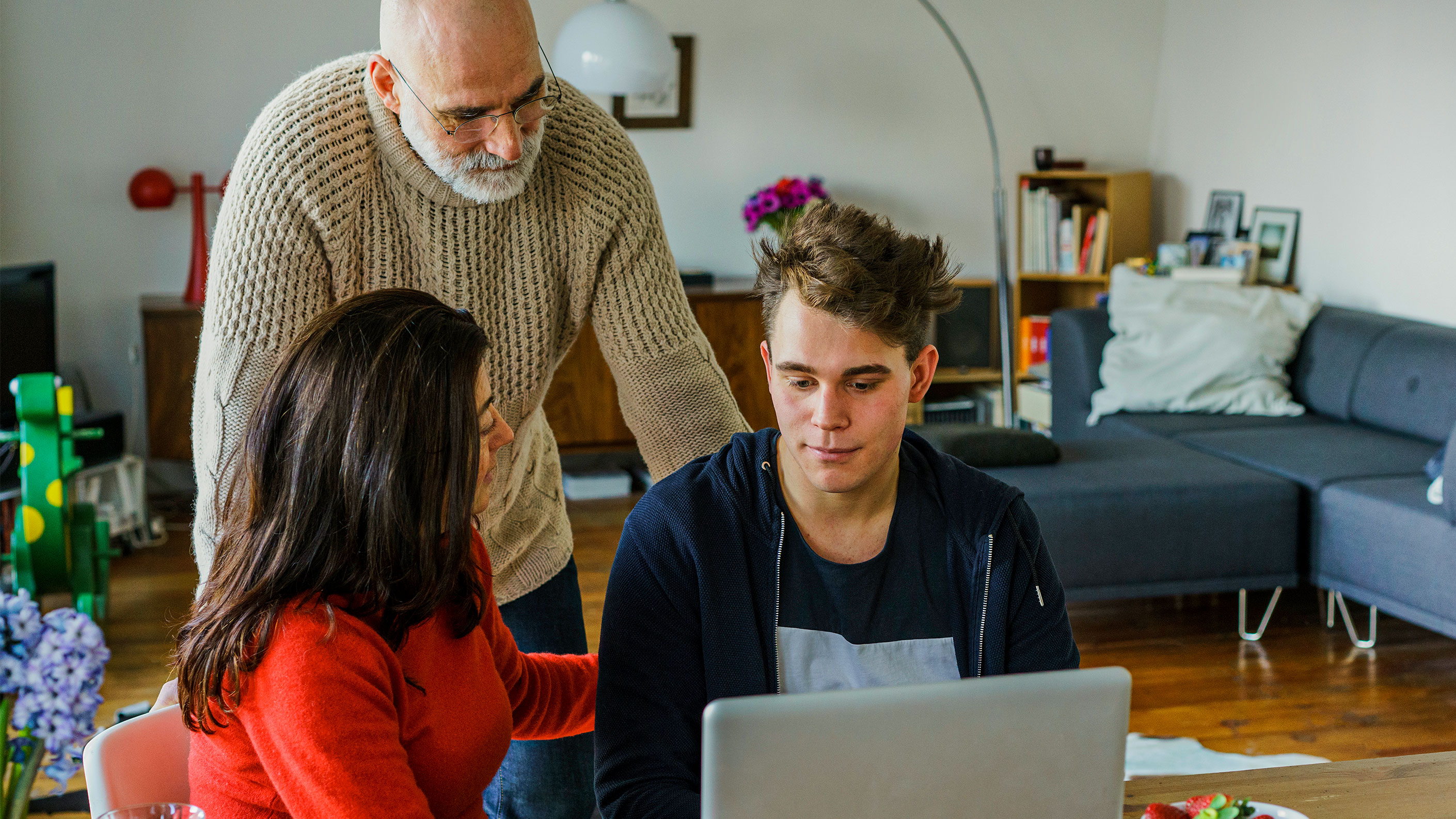 Parents looking at teen ATAR anxiety