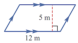 area of parallelogram question