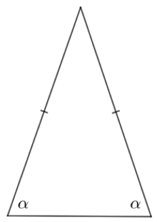 isosceles triangle