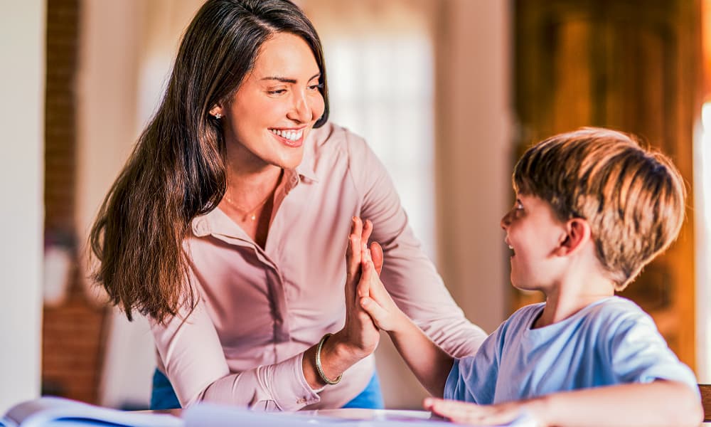 parent helping their neurodivergent child navigate school